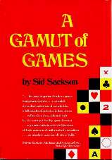 A GAMUT OF GAMES - Original 1969 Random House Hard Cover Jacket