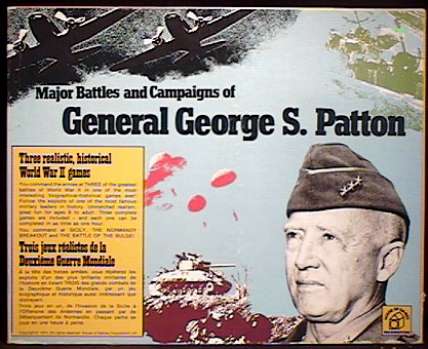 THE MAJOR BATTLES AND CAMPAIGNS OF GENERAL GEORGE S. PATTON - House of Games/Waddington 1974